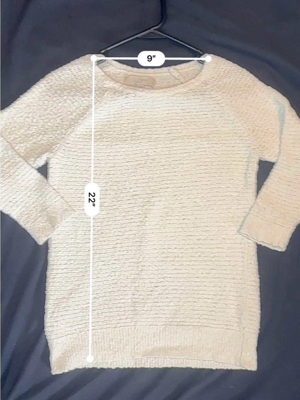 LOFT Kid's Cream Knit Pullover Sweater